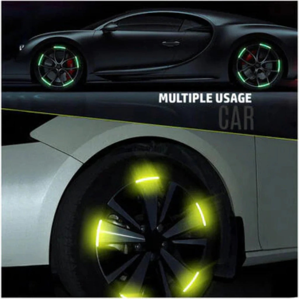 NightGlow™ – Bandes Réfléchissantes Automobile Pour Jantes