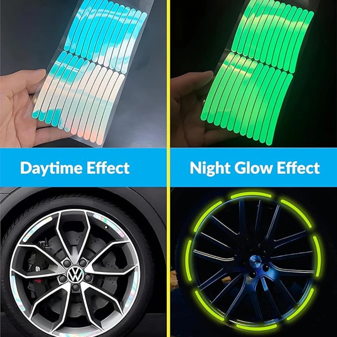 NightGlow™ – Bandes Réfléchissantes Automobile Pour Jantes