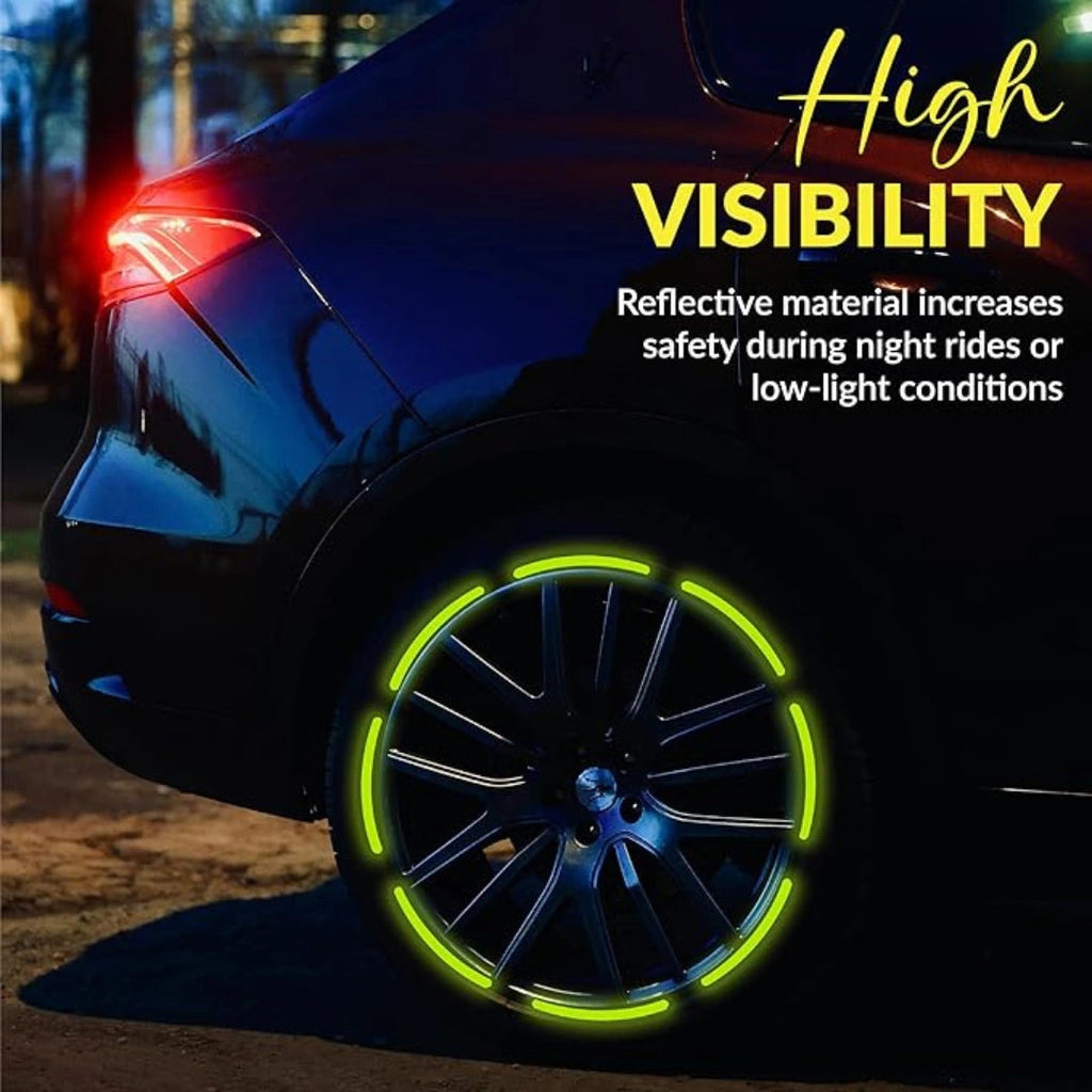 NightGlow™ – Bandes Réfléchissantes Automobile Pour Jantes